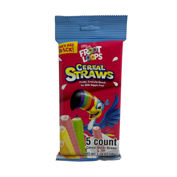 Kellogg´s Froot Loops Cereal Straws 50g