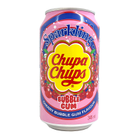Chupa Chups Sparkling Cherry Bubblegum 345ml