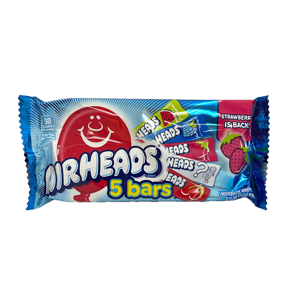 Airheads Assorted Flavours 5 Bars 78g