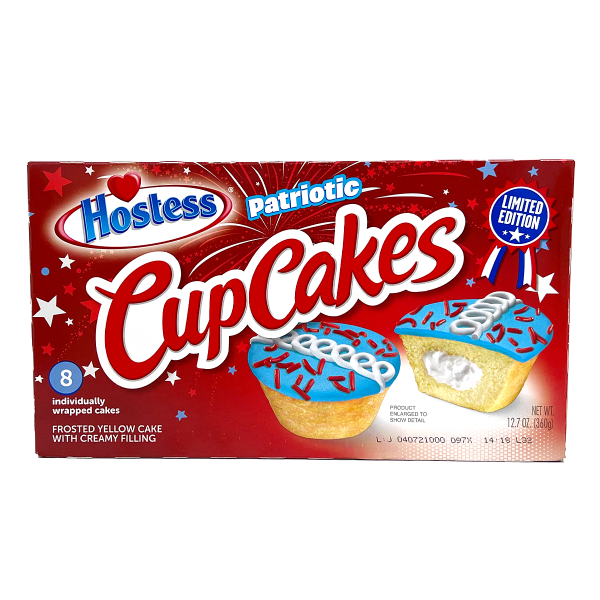 Hostess Cup Cakes Patriotic Limited Edition 360g