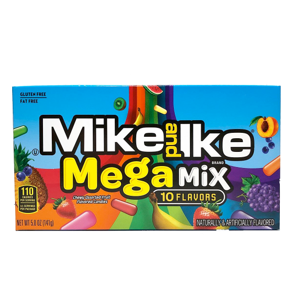 Mike & Ike Mega Mix 10 Flavors 141g