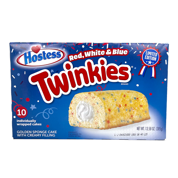 Hostess Twinkies Red, White & Blue - Limited Edition - 385g