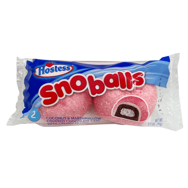 Hostess Snoballs Pink- 2er Pack 99g