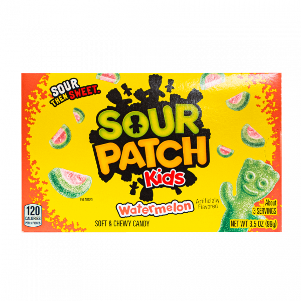 12er Pack Sour Patch Kids Watermelon 99g - MHD 09.02.2024