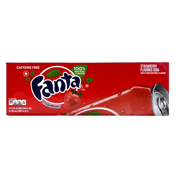 12er Pack Fanta Strawberry 355ml