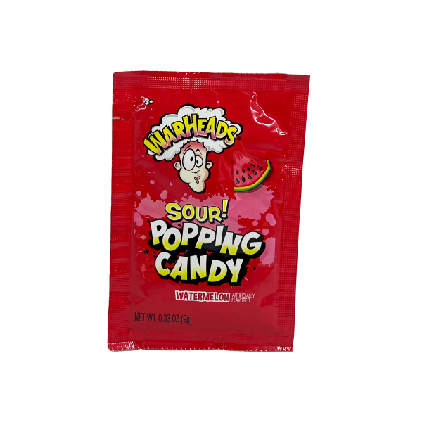 Warheads Sour Popping Candy Watermelon 9g