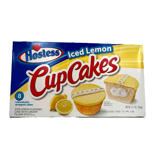 Hostess Cup Cakes Iced Lemon 360g