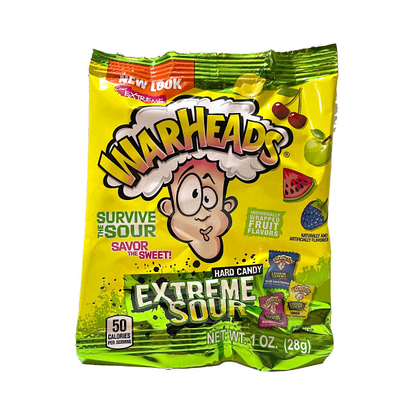 Warheads Extreme Sour Hard Candy Mix 28g