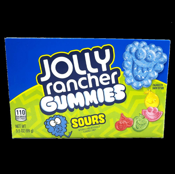 Jolly Rancher Gummies Sours Box 99g - MHD 01/2024