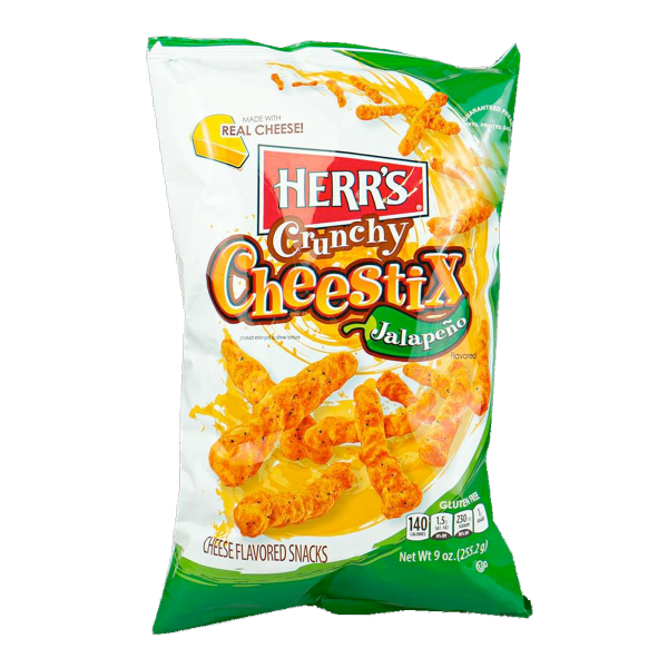 Herr´s Crunchy Cheestix Jalapeno 255,2g