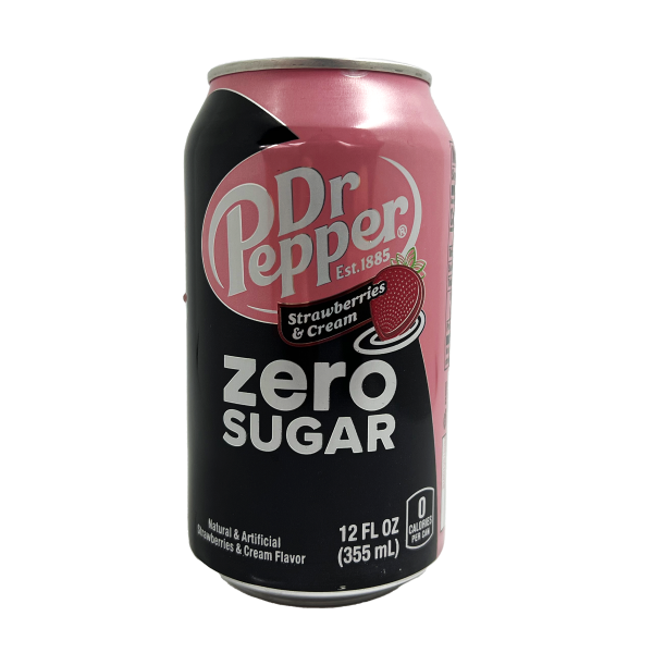 Dr.Pepper Strawberries & Cream Zero Sugar 355ml