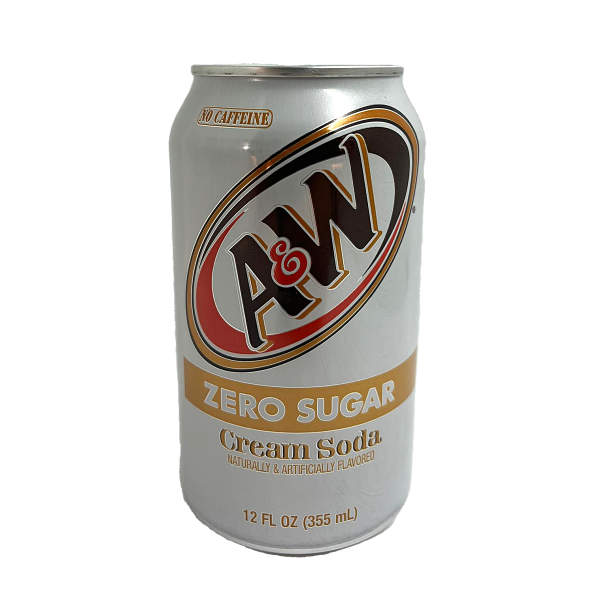 12er Pack A&W Cream Soda Zero Sugar 355ml
