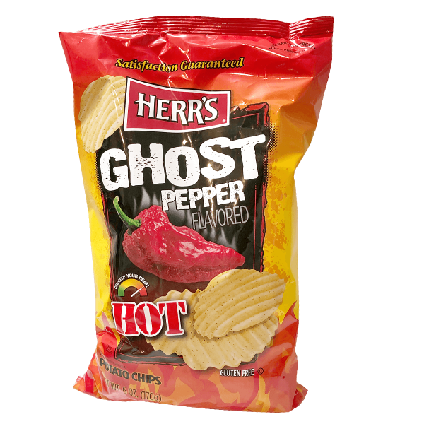 Herr's Ghost Pepper Flavored Hot Potato Chips 170g