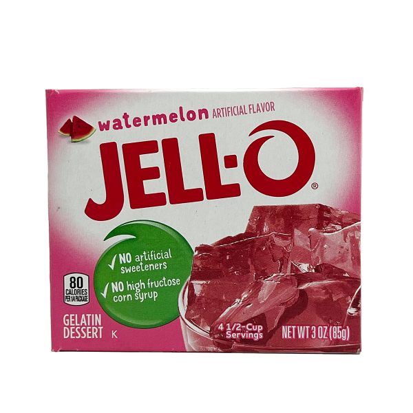 Jell-O Watermelon - Gelatin Dessert 85g - MHD 25.12.2023