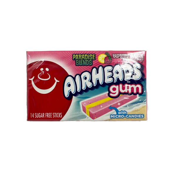 Airheads Gum Rasperry Lemonade 33g