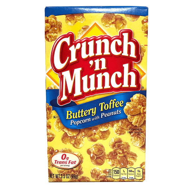 Crunch ´n Munch Buttery Toffee Popcorn with Peanuts 99g